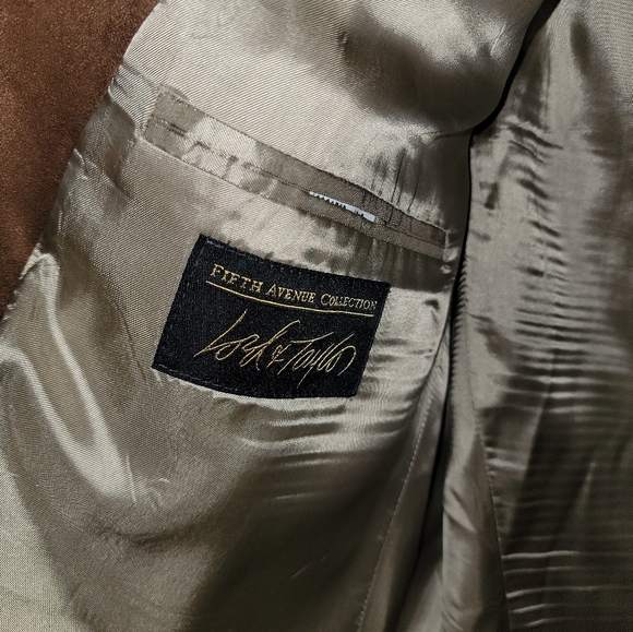 Mens sz 46 T Lord & Taylor Fifth Avenue Collection Blazer Sport Coat Microfiber - Picture 11 of 14